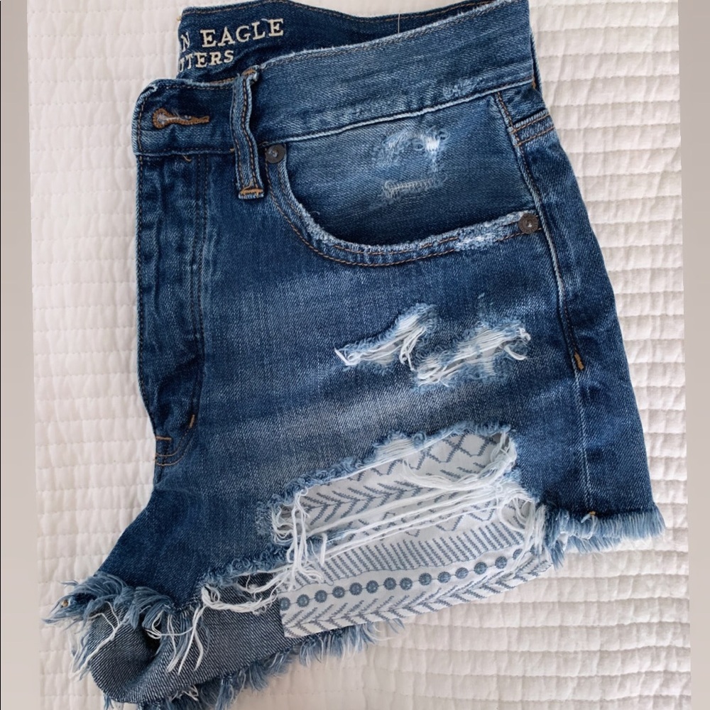 American Eagle festival shorts